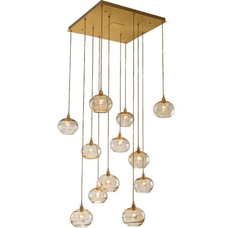 Hammerton Studio Coppa 36" Wide Artisan Crafted Optic Glass 12 Light Pendant Configure Below