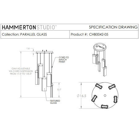 Hammerton Studio CHB0042-05 Line Drawing