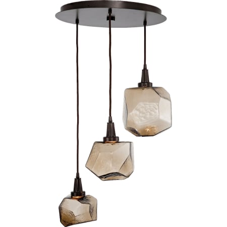 Hammerton Studio Gem 20" Wide 3 Light Hand Blown Glass LED Pendant Configure Below