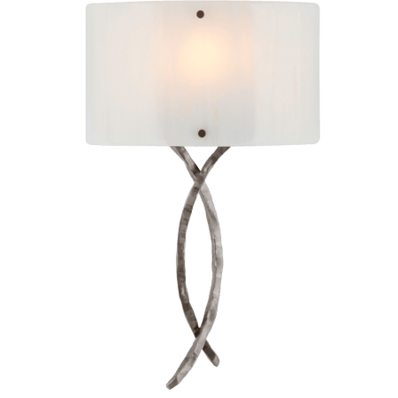 Hammerton Studio Ironwood 20" High Artisan Crafted Wall Sconce with Hand Textured Glass and Sculpted Steel Configure Below