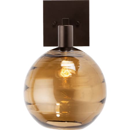 Optic Bronze Glass with Flat Bronze Finish