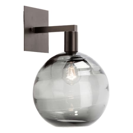 Optic Smoke Glass with Flat Bronze Finish