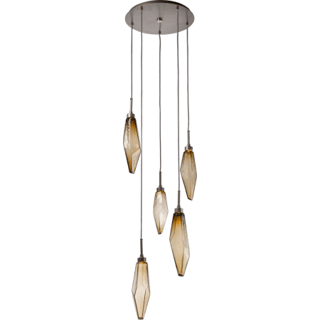 Chilled Bronze Glass with Metallic Beige Silver Finish