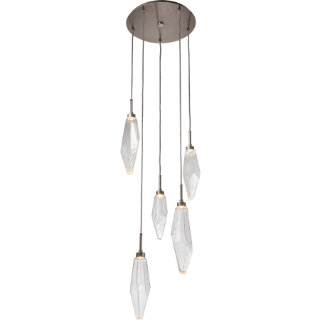 Chilled Bronze Glass with Metallic Beige Silver Finish