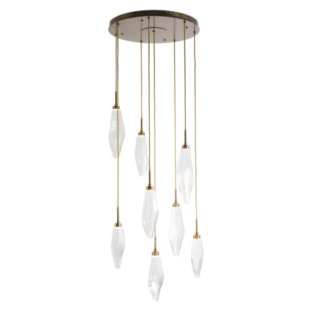 Hammerton Studio Rock Crystal 26" Wide 8 Light Hand Blown Glass Linear LED Pendant Configure Below