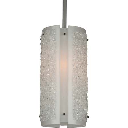Rimelight Frosted Glass with Metallic Beige Silver Finish
