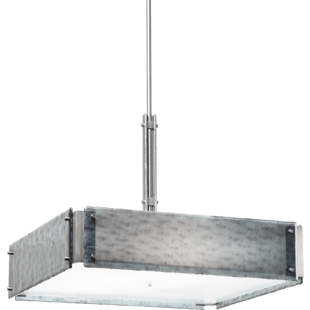 Hammerton Studio Urban Loft 24" Wide Artisan Crafted Chandelier with Hand Textured Glass Configure Below