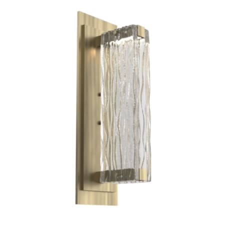 Hammerton Studio Tabulo 18" Tall LED Wall Sconce - 2700K Heritage Brass / Tabulo Tidal
