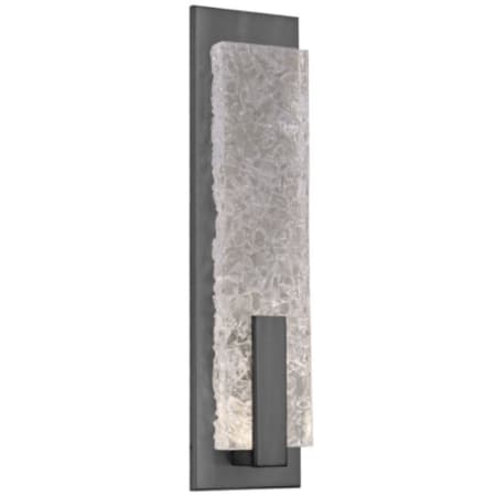 Hammerton Studio 19" High Glacier Indoor Sconce 3000K Matte Black