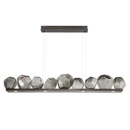 Hammerton Studio Gem 59" Wide 13 Light Hand Blown Glass LED Linear Suspension Configure Below