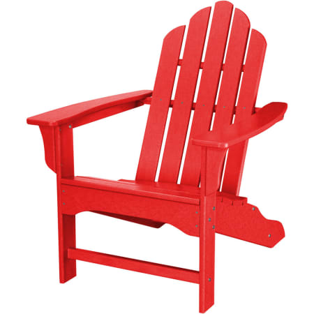 Hanover All-Weather 38-1/2 Inch Tall Polywood Outdoor Adirondack Chair Sunset Red