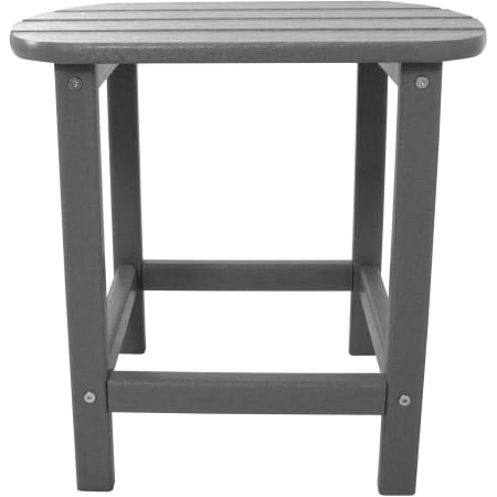 Hanover All-Weather 19" Wide Polywood Outdoor Side Table Gray