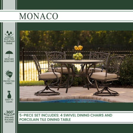Monaco Dining Set Features