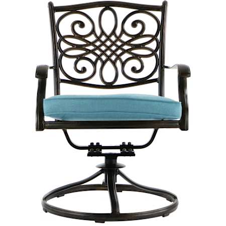 Hanover-TRADDN5PCSW2BN-Chair Front