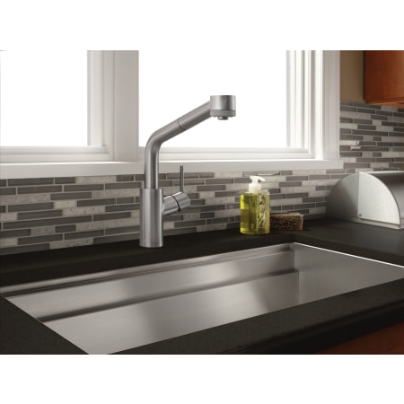 Hansgrohe-04247-Installed Faucet in Chrome