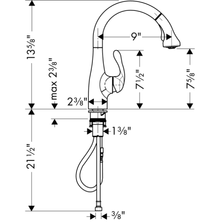 Hansgrohe-04297-Dimensional Drawing