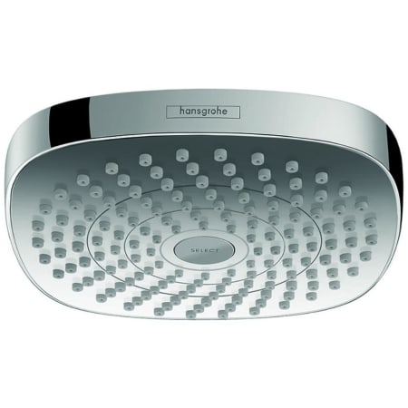 Hansgrohe Croma Select E 1.8 (GPM) Multi-Function Rain Square Shower Head - Limited Lifetime Warranty Chrome