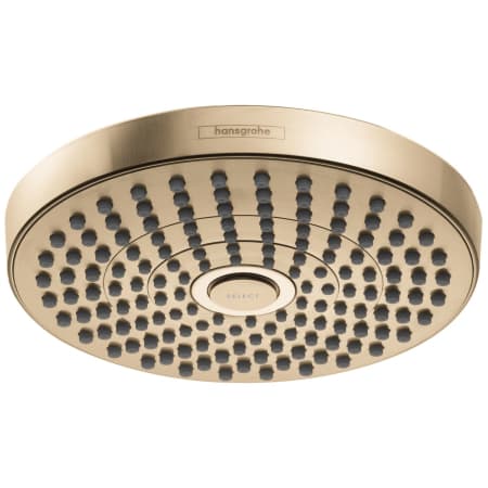 Hansgrohe Croma Select S 1.75 GPM Multi-Function Rain Round Shower Head - Limited Lifetime Warranty Brushed Bronze