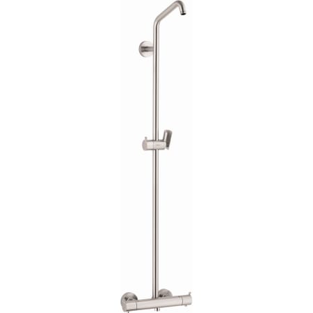 Hansgrohe Croma Thermostatic Showerpipe without Shower Components Brushed Nickel