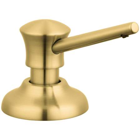 Hansgrohe iBox Traditional Soap Dispenser with 12 oz Bottle Capacity Brushed Bronze