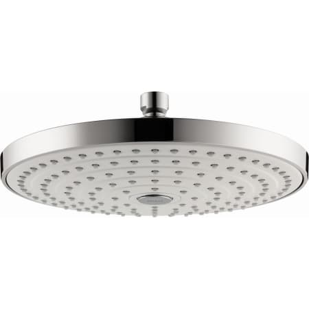 Hansgrohe Raindance Select S 1.8 (GPM) Multi-Function Rain Shower Head - Limited Lifetime Warranty Chrome / White