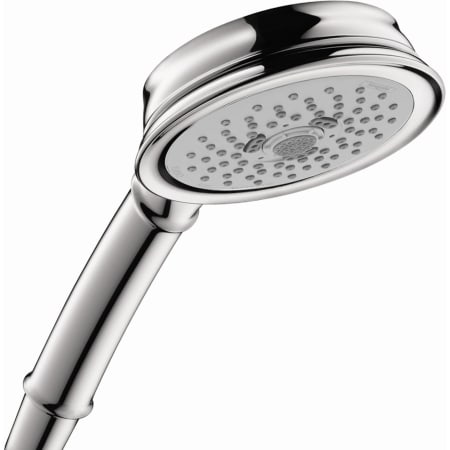 Hansgrohe Croma 100 Classic 1.8 GPM Multi Function Hand Shower with 3 Spray Settings Less Hose - Limited Lifetime Warranty Chrome