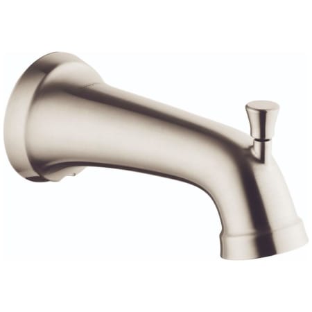 Hansgrohe Joleena 6-7/16" Integrated Diverter Tub Spout - Limited Lifetime Warranty Brushed Nickel