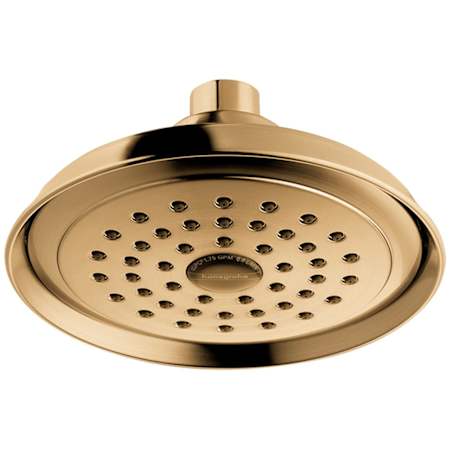Hansgrohe Joleena 1.5 GPM Single Function Rain Shower Head Brushed Bronze