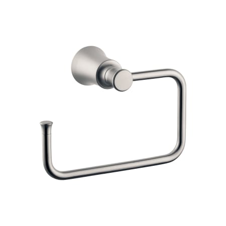 Hansgrohe Joleena 8-3/8" Wall Mounted Towel Ring - Limited Lifetime Warranty Brushed Nickel