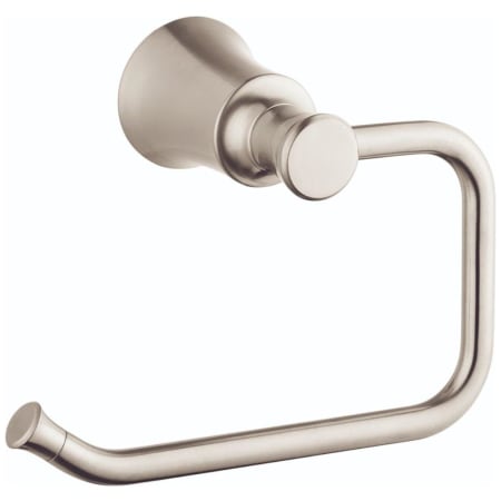 Hansgrohe Joleena Wall Mounted Euro Bar Toilet Paper Holder - Limited Lifetime Warranty Brushed Nickel