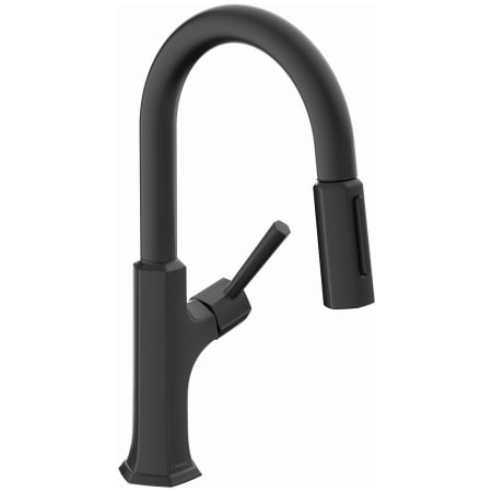 Hansgrohe Locarno 1.75 GPM Pull Down Prep Kitchen Faucet with Magnetic Docking & Toggle Spray Diverter - Limited Lifetime Warranty Matte Black