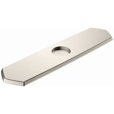 Hansgrohe Locarno 10-1/2" Kitchen Faucet Escutcheon Plate Steel Optic