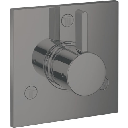 Hansgrohe Ecostat Trio/Quattro Diverter Trim for up to 3 Distinct Functions - Less Rough In Brushed Black Chrome