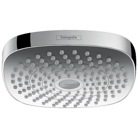 Hansgrohe Croma Select E 2.5 GPM Rain Shower Head with Select and QuickClean Technologies Chrome