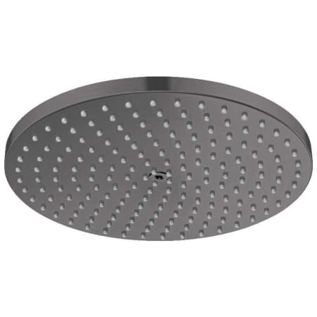 Hansgrohe Raindance S 1.75 GPM Single Function Rain Shower Head with AirPower and QuickClean Technologies Brushed Black Chrome