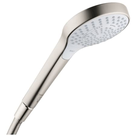 Hansgrohe Croma Select S 2.5 GPM Multi Function Hand Shower with Select and QuickClean Technologies Brushed Nickel