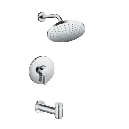 Hansgrohe Vernis Blend Tub and Shower Trim Package with 1.75 GPM Single Function Shower Head Chrome