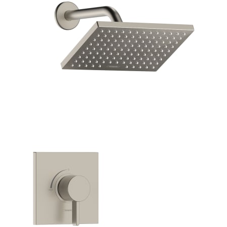 Hansgrohe Vernis Blend Shower Only Trim Package with 1.5 GPM Single Function Shower Head Brushed Nickel