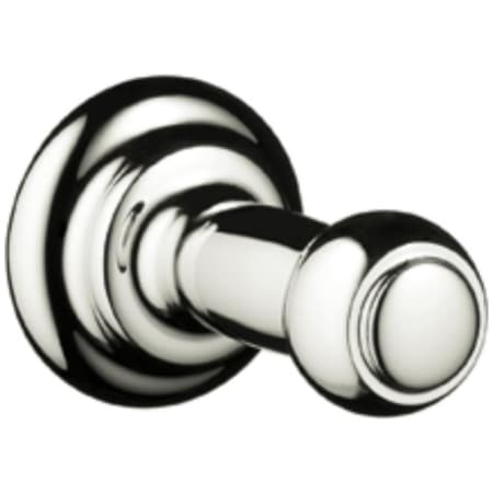 Hansgrohe C Accessories Single Robe Hook Polished Nickel