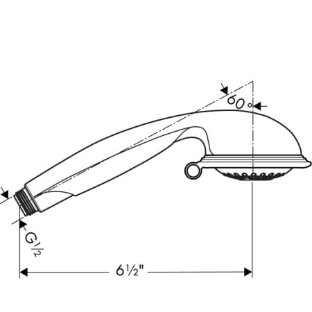 Hansgrohe-06127-Dimensional Drawing