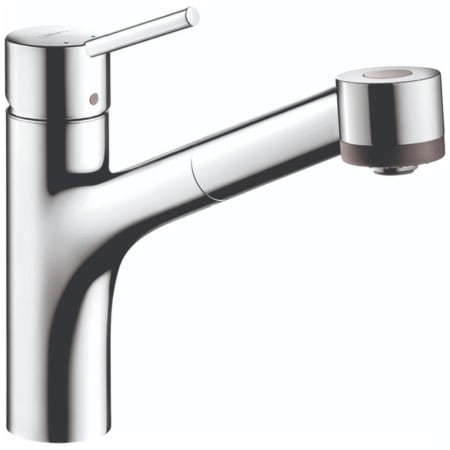 Hansgrohe Talis S 1.75 GPM Pull-Out Kitchen Faucet with Locking Spray Diverter - Limited Lifetime Warranty Chrome