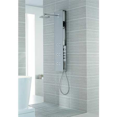 Hansgrohe-10920-Installed Shower Panel in Chrome
