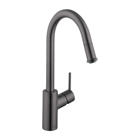 Hansgrohe Talis S² 1.75 GPM Pull-Down 1-Spray Kitchen Faucet with High-Arc Spout & Magnetic Docking - Limited Lifetime Warranty Brushed Black Chrome