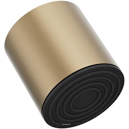 Hansgrohe Pulsify S 1.75 GPM Single Function Rain Shower Head with QuickClean Technology Brushed Bronze