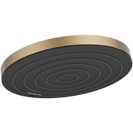 Hansgrohe Pulsify S 1.75 GPM Single Function Rain Shower Head Brushed Bronze