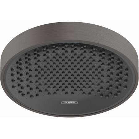 Hansgrohe Rainfinity 1.75 GPM Single Function Rain Shower Head Brushed Black Chrome