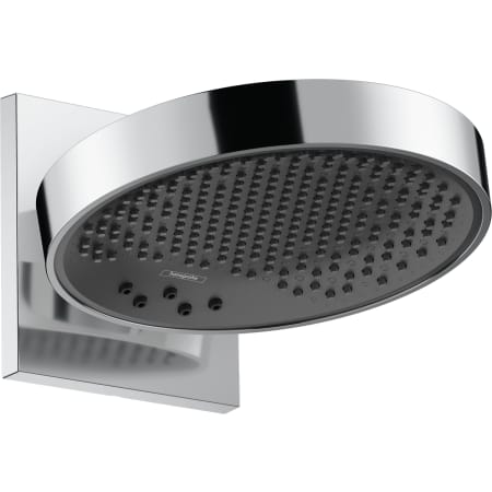 Hansgrohe Rainfinity 2.5 GPM 3-Jet Rain Shower Head with Wall Connector Trim, Quick Clean and XXL Performance Chrome