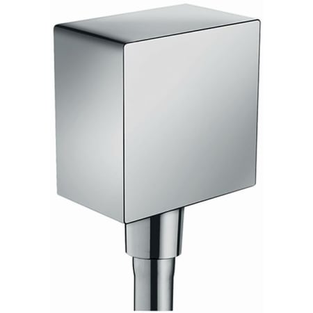 Hansgrohe FixFit Square 1/2" Connection Wall Supply Elbow - Limited Lifetime Warranty Chrome