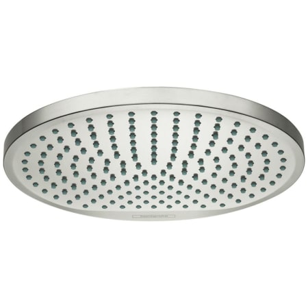 Hansgrohe Crometta S 2.5 GPM Single Function Rain Shower Head with QuickClean Technology Brushed Nickel