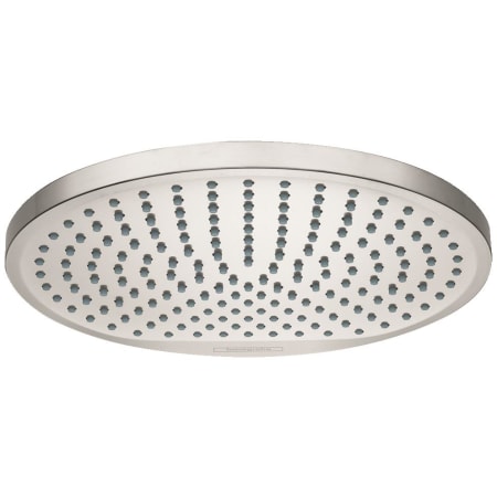Hansgrohe Crometta S 1.75 GPM Single Function Rain Shower Head with QuickClean Technology Brushed Nickel